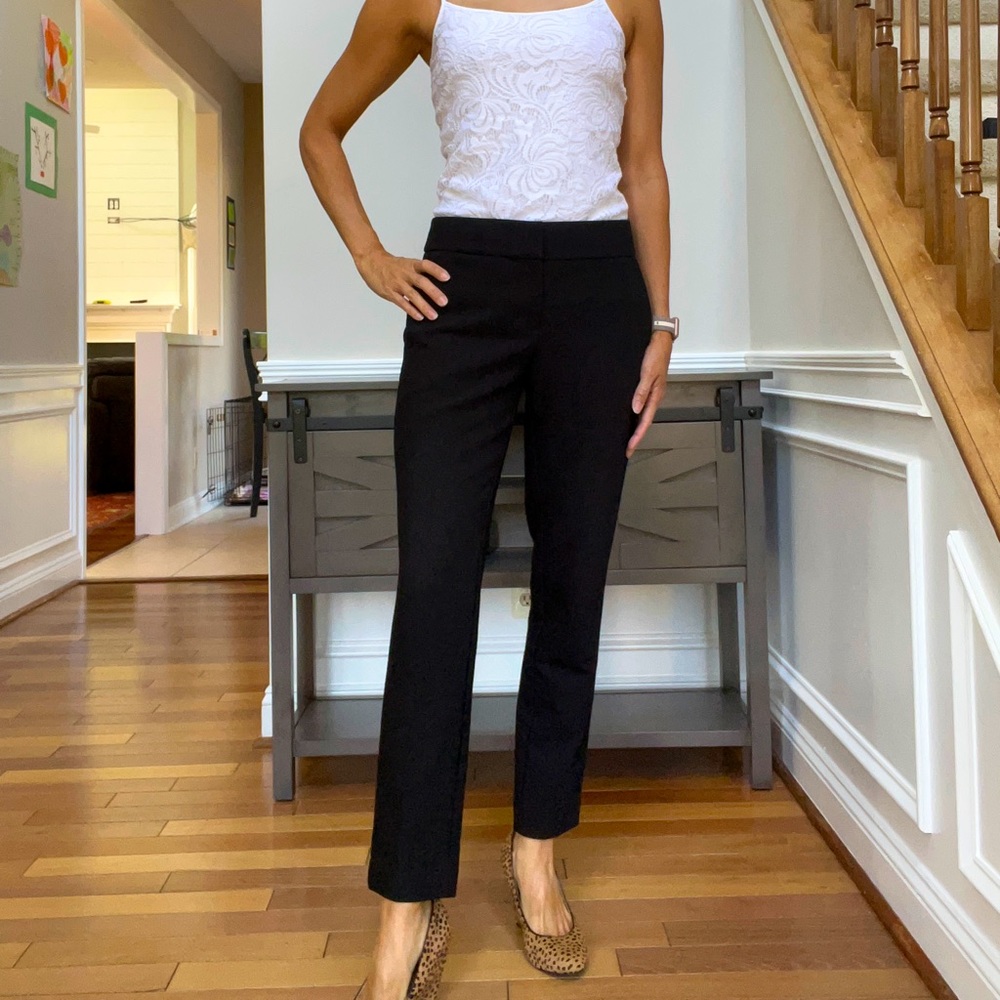 Ann Taylor Loft black Marisa style dress pants, size 0